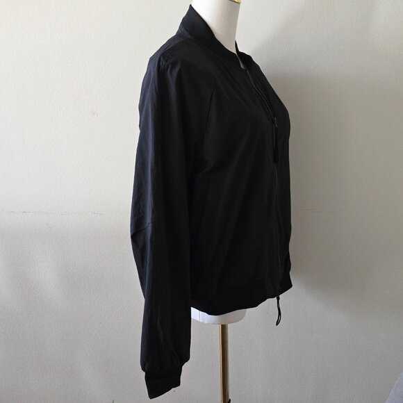 NWT Halara Black Performance Bomber Jacket - Picture 9 of 13